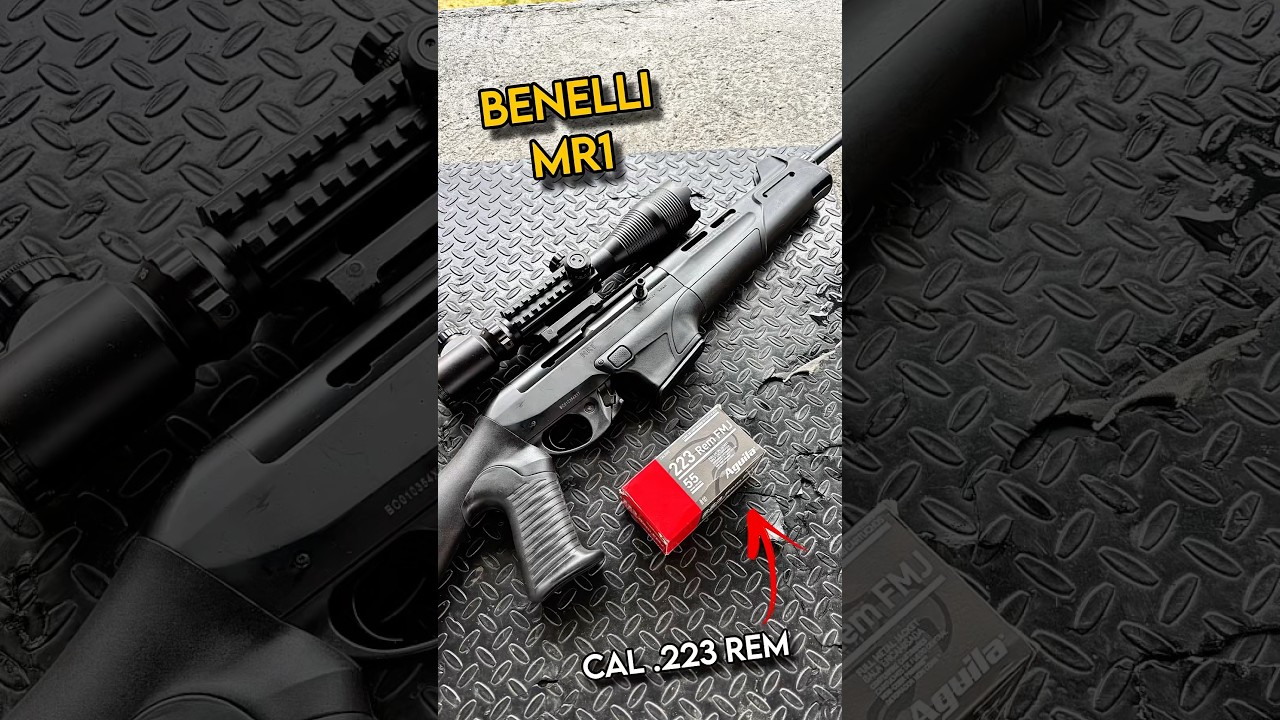 Conoce el Benelli MR1 🇮🇹: Rifle Civil para .223 REM con Alto Rendimiento