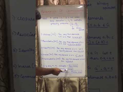 Mathematics Of Cryptography | Lecture 2 - Group | CRNS | Cryptography Basics