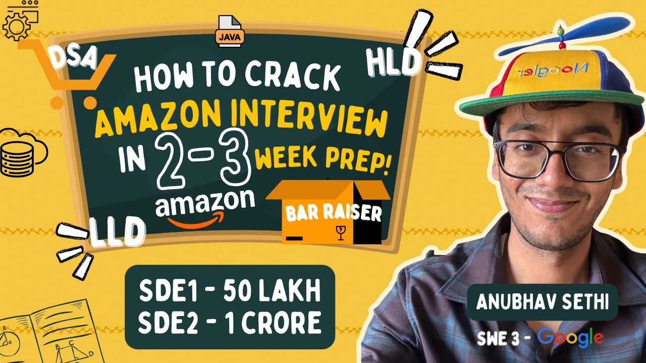 Amazon Interview Prep Strategy π₯ (SDE1 & SDE2) | DSA, LLD, HLD & Leadership Principles π