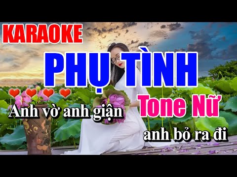 Karaoke Nhạc Sống Phụ Tình | Tone Nữ | Nhạc Sống Thanh Duy