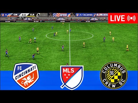 🔴LIVE | FC Cincinnati vs Columbus Crew - Major League Soccer MLS 25/26 Full Match FC 25 Gameplay PS5