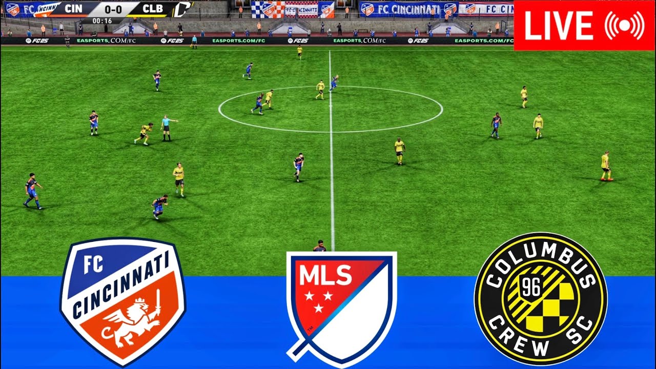 Live MLS Action: FC Cincinnati vs Columbus Crew | Full Match on PS5 🎮