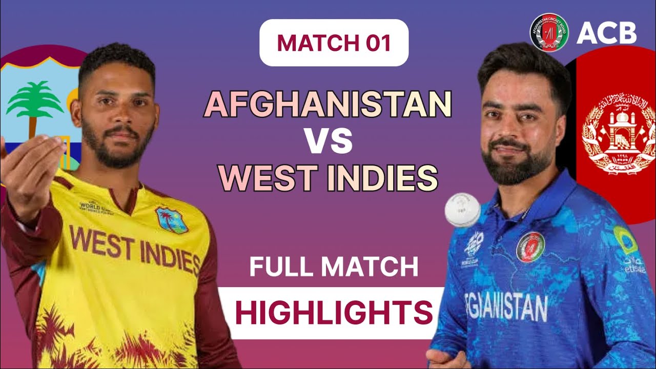 Full Highlights | Afghanistan vs West Indies | 1st T20I | January 19 | Dubai | ACB | 321J