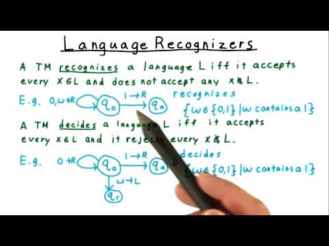 Language Recognizers - Georgia Tech - Computability, Complexity, Theory: Computability