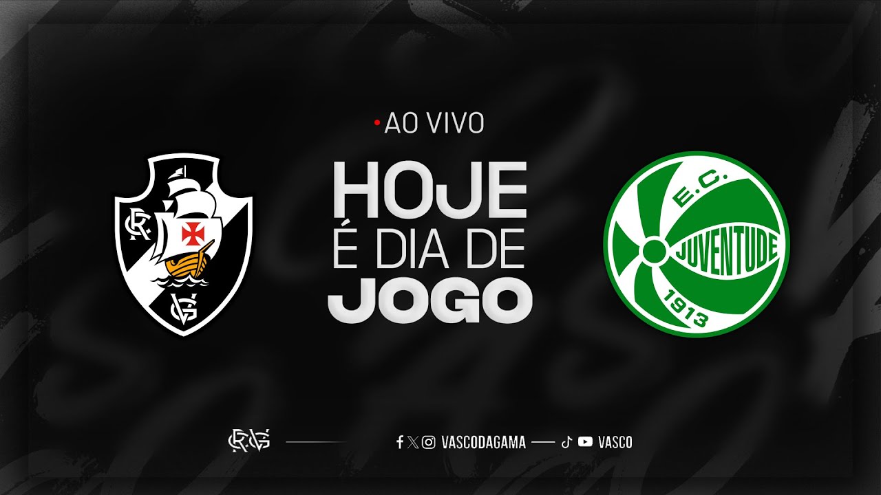 Vasco vs Juventude ao Vivo - Brasileirão 33ª rodada ⚽