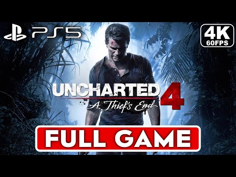 UNCHARTED 4 Gameplay Walkthrough FULL GAME [4K 60FPS PS5] - No Commentary