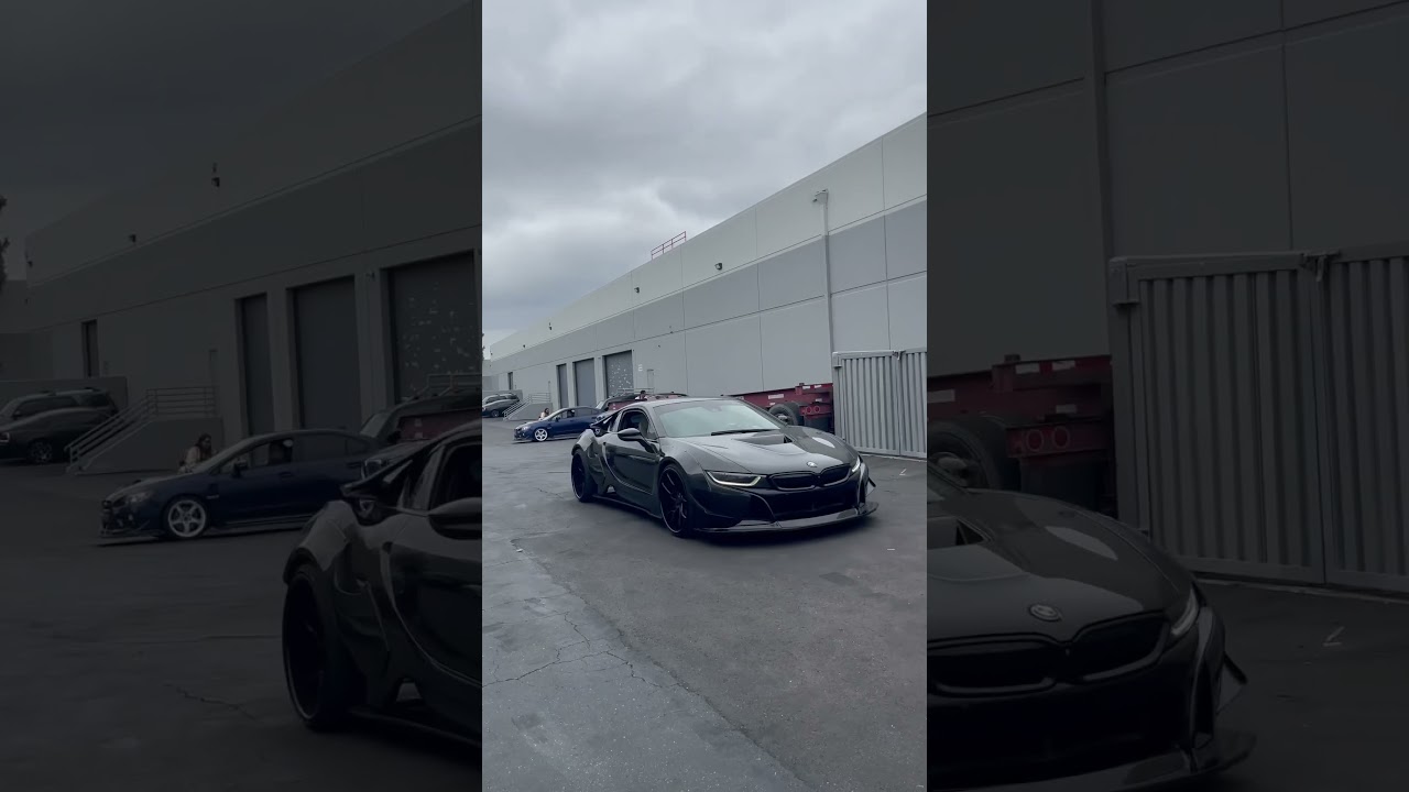 Liberty Walk BMW i8 Bids Farewell at Car Meet 🚗