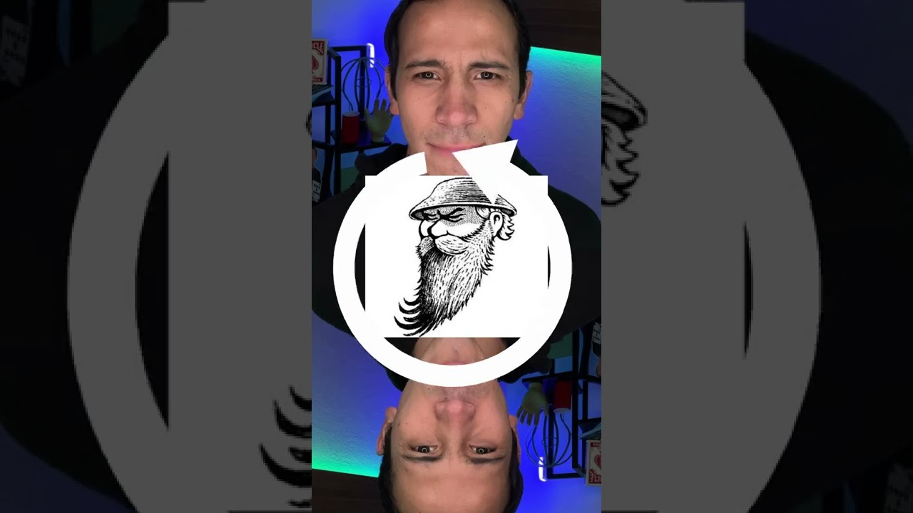 ¿Hombre o Gallina? Ilusión Óptica 🤔 #shorts