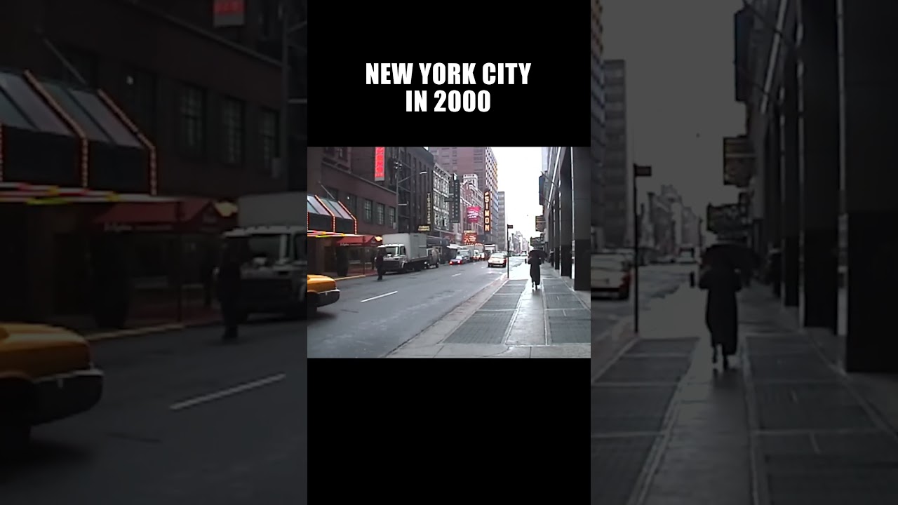 New York City in 2000 | #nyc #2000s #nostalgia #shorts