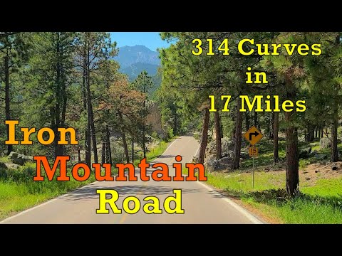 DRIVING IRON MOUNTAIN ROAD South Dakota | Custer State Park | Black Hills National Forest