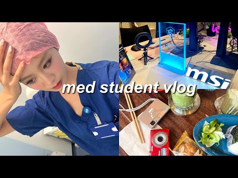 BUSY med student vlog 🌤️ 5AM study, new rotations, hangouts & attending a creator event!
