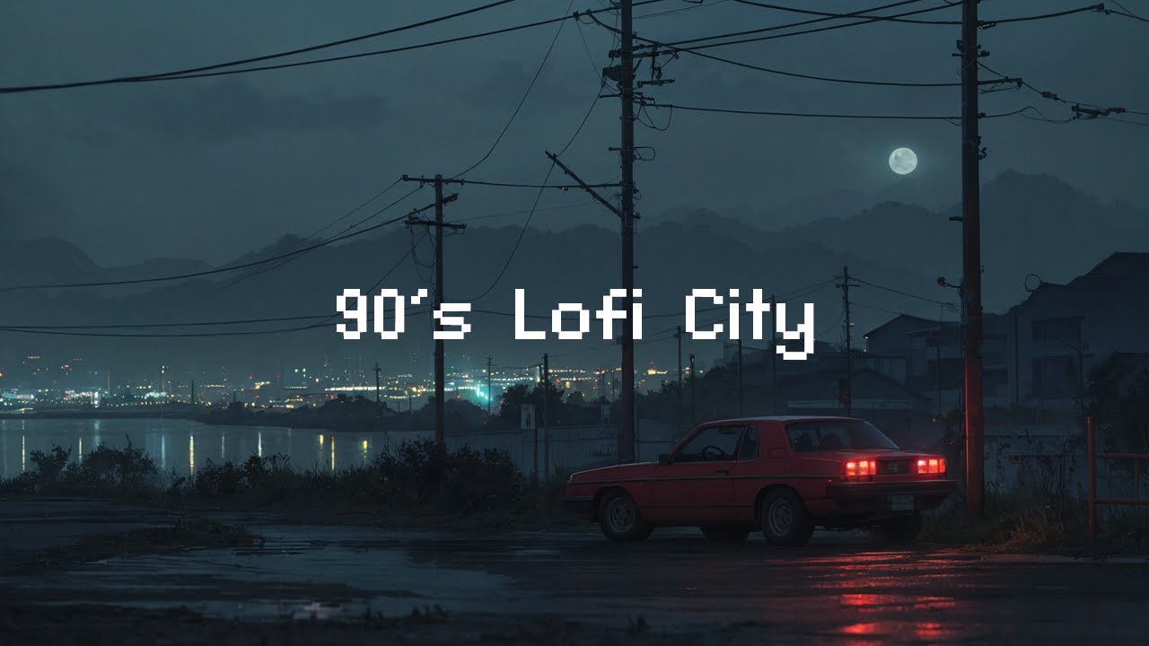 90's Lofi City 🌧️ Rainy Hip Hop & Chill Beats