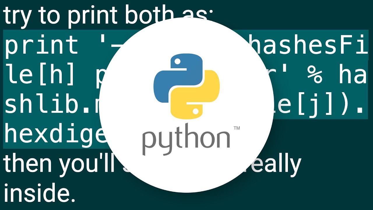Comparing MD5 Hashes in Python π