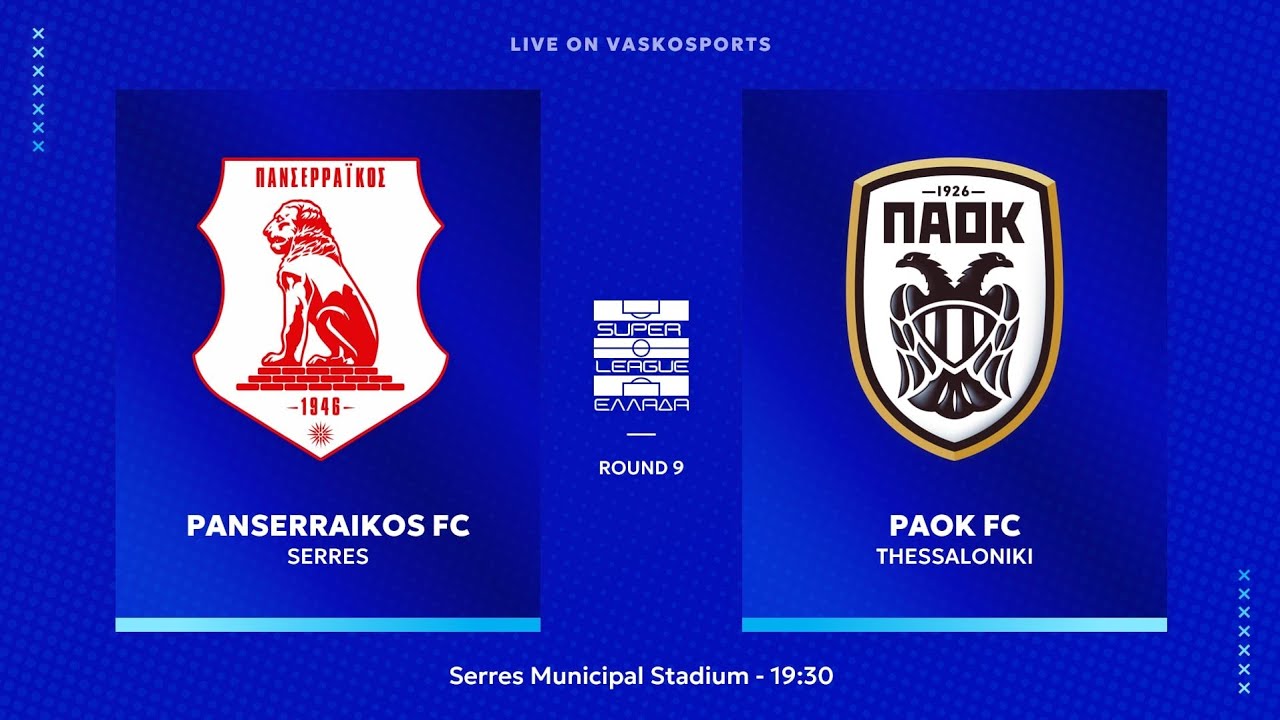 🔴 Live Now: Panserraikos vs PAOK | Greek Super League Match 2/11/25