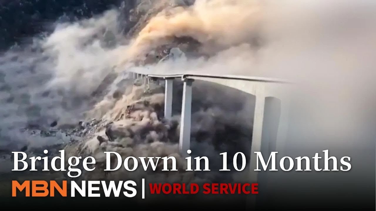 758-Meter Bridge Collapses in China Just 10 Months After Opening