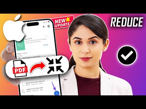 How to Reduce PDF file size in iphone & iPad 2025