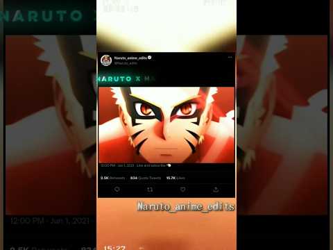 Naruto baryon mode x Habibi song edit 🗿☠️ #narutouzumaki #habibiedit #animeshorts