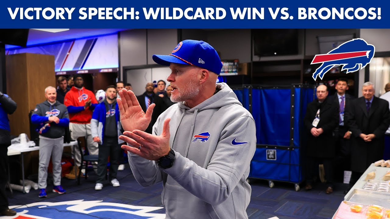 Sean McDermott Celebrates Bills' Win Over Broncos ๐