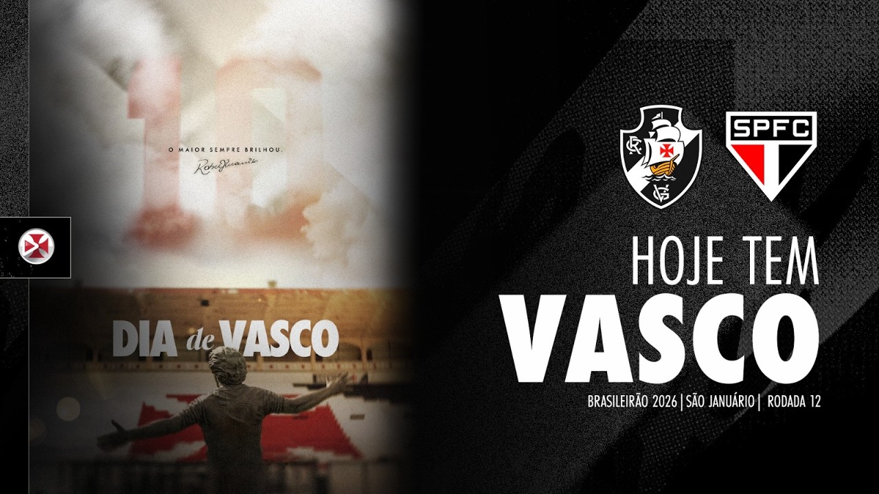 Vasco vs São Paulo ao Vivo | Brasileirão 12ª Rodada