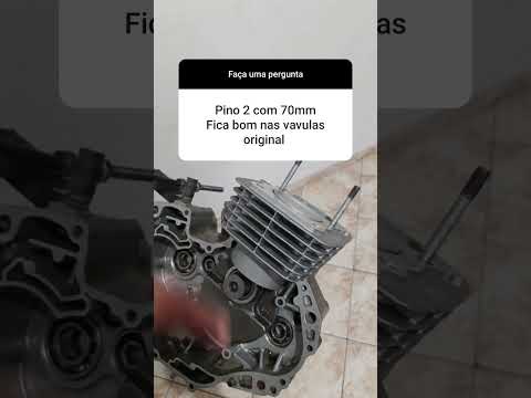 Pino de 2mm pistão 70mm válvulas originais vale a pena?