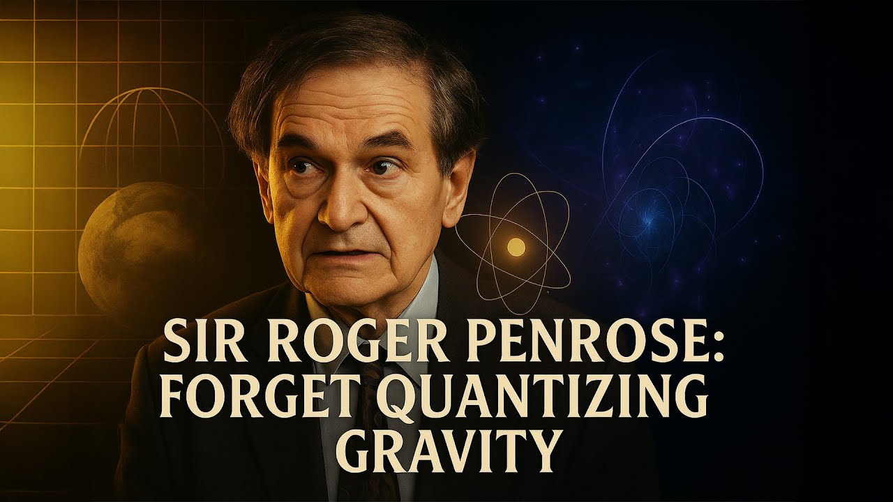 Sir Roger Penrose: Rethink Quantizing Gravity 🌌