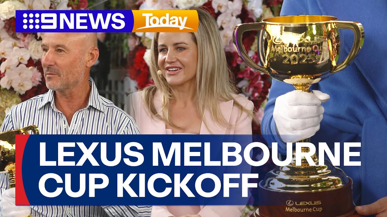 Lexus Melbourne Cup 2025 Kickoff Celebration 🎉 | 9 News Australia