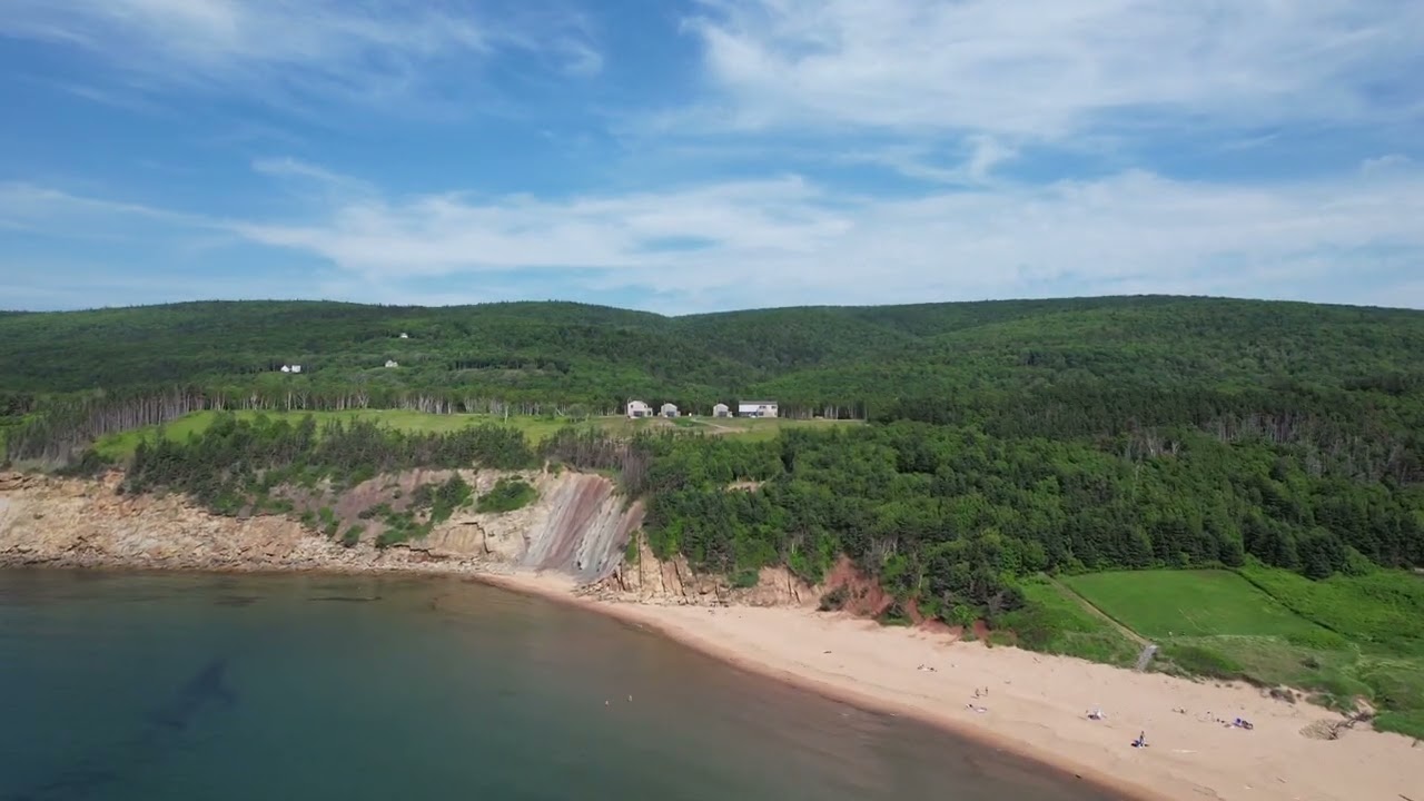 Chimney Corner Beach Aerial View 🏖️
