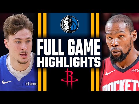 Dallas Mavericks vs Houston Rockets - FULL GAME HIGHLIGHTS | November 3, 2025 NBA Season