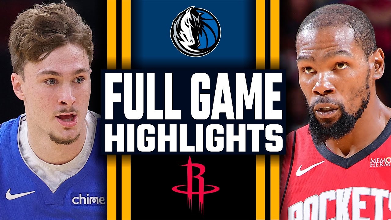 Dallas Mavericks vs Houston Rockets - Full Game Highlights | November 3, 2025 NBA Season