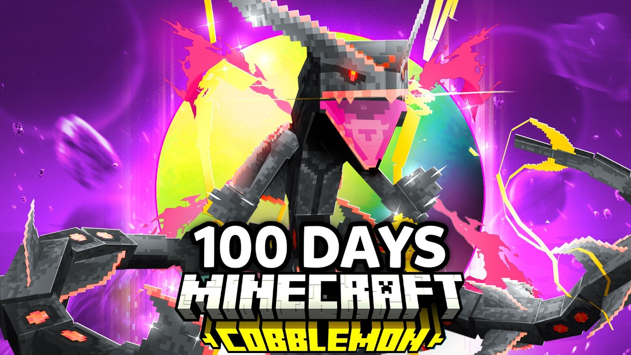 I Spent 100 Days as a SHINY LEGENDARY TRAINER in Pokémon Minecraft Vs my Rival! (Duos Cobblemon)