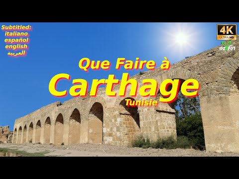 Top 10 des Endroits à Visiter à Carthage - Voyage Vidéo - 4K