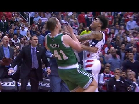 Kelly Olynyk and Kelly Oubre Jr. FIGHT | 2017 NBA Playoffs | BOS vs WAS |
