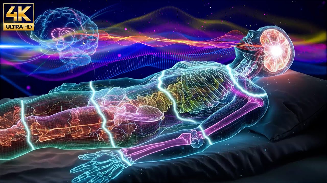 528Hz + 432Hz | The Deepest Healing Sleep: DNA Repair, Heal Damage In The Body and Spirit