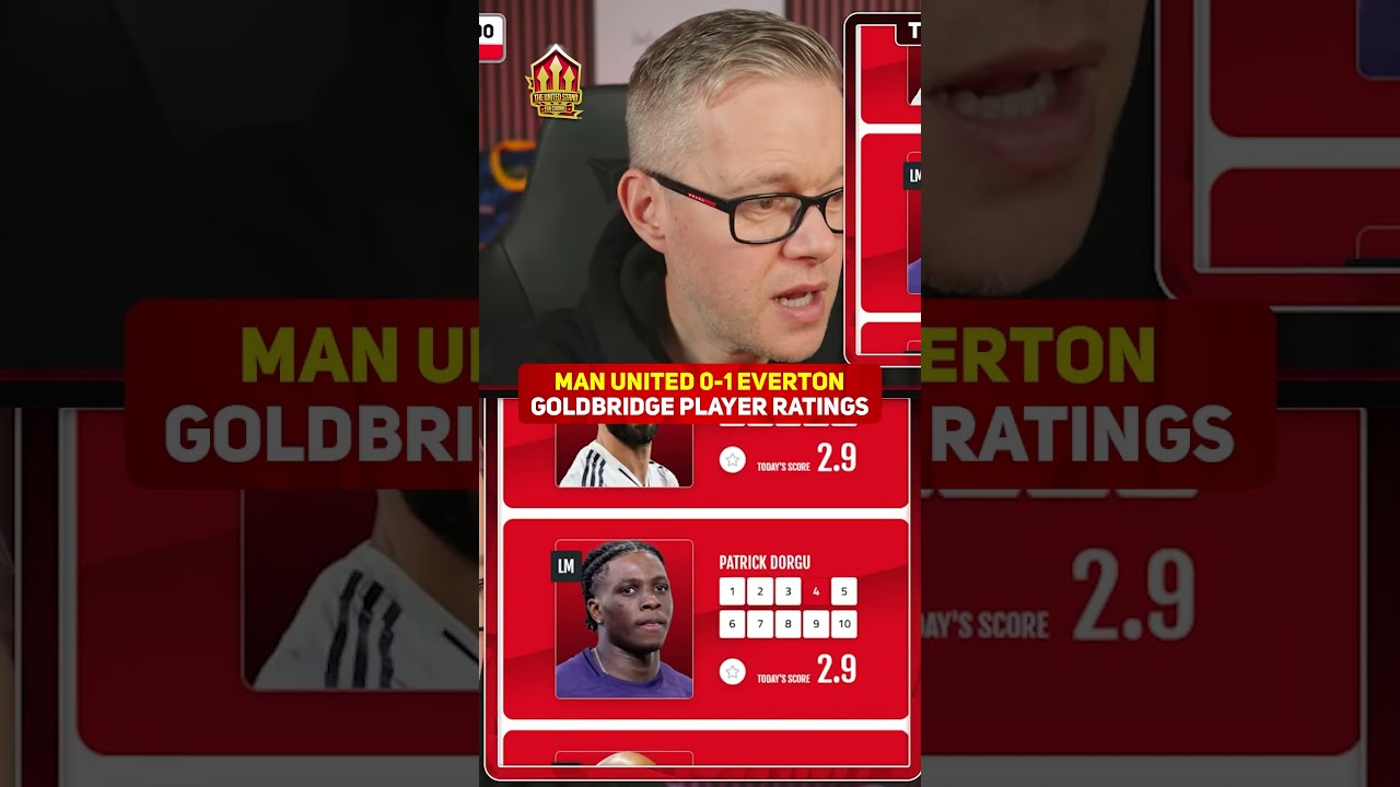 Man United 0-1 Everton: Goldbridge Player Ratings ⚽