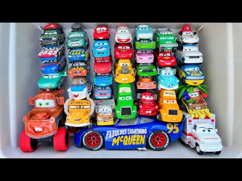 Lot of Disney Pixar Cars Unboxing Review | Lightning Mcqueen Bubble RC Cars | Sliding Cars ASMR