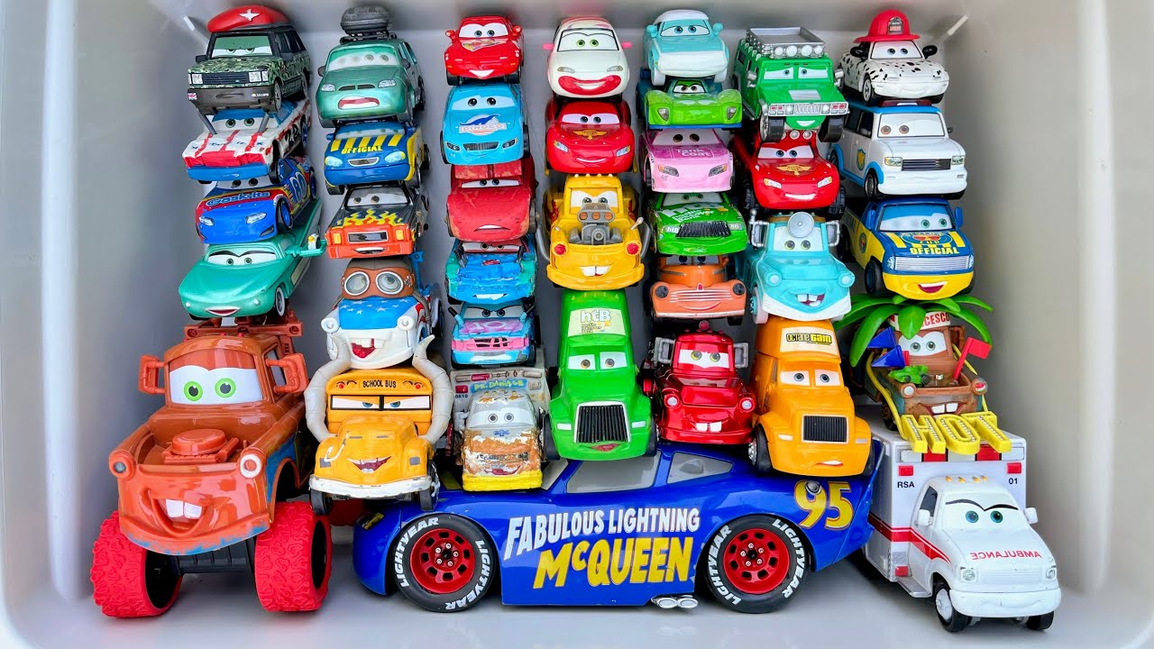 Ultimate Disney Pixar Cars Unboxing! Lightning McQueen Bubble RC & Sliding Cars ASMR 🚗