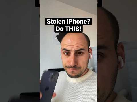Worst Nightmare, STOLEN iPhone! Do this immediately!