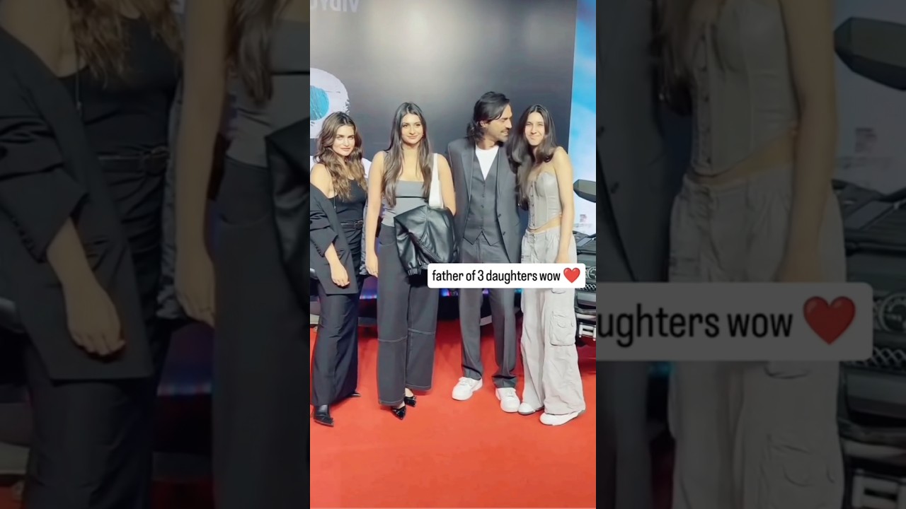 Arjun Rampal with Wife & Daughters ❤️