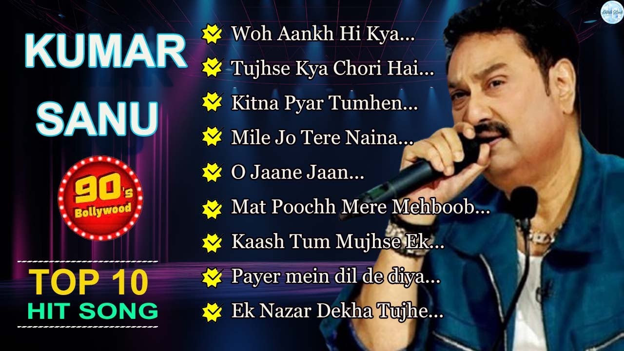 Top 90's Hit Songs by Kumar Sanu ЁЯО╢ | Classic Bollywood Favorites
