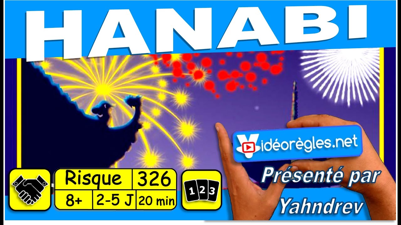 Règles du jeu de société Hanabi 🎲
