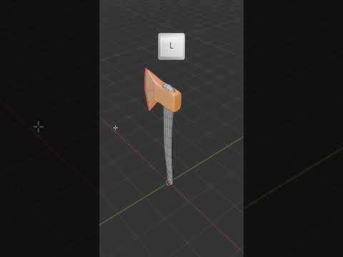 Struggling to Select Parts in Blender? Press L for Easy Selection!