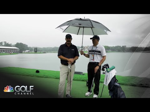 Johnson Wagner plays 15th hole at rainy East Lake Golf Course | Golf Channel