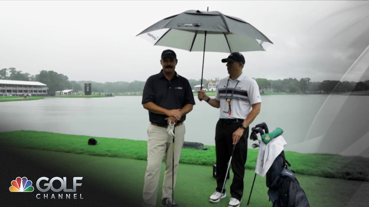 Johnson Wagner Analyzes the Challenging 15th Hole at Rainy East Lake Golf Course ⛳