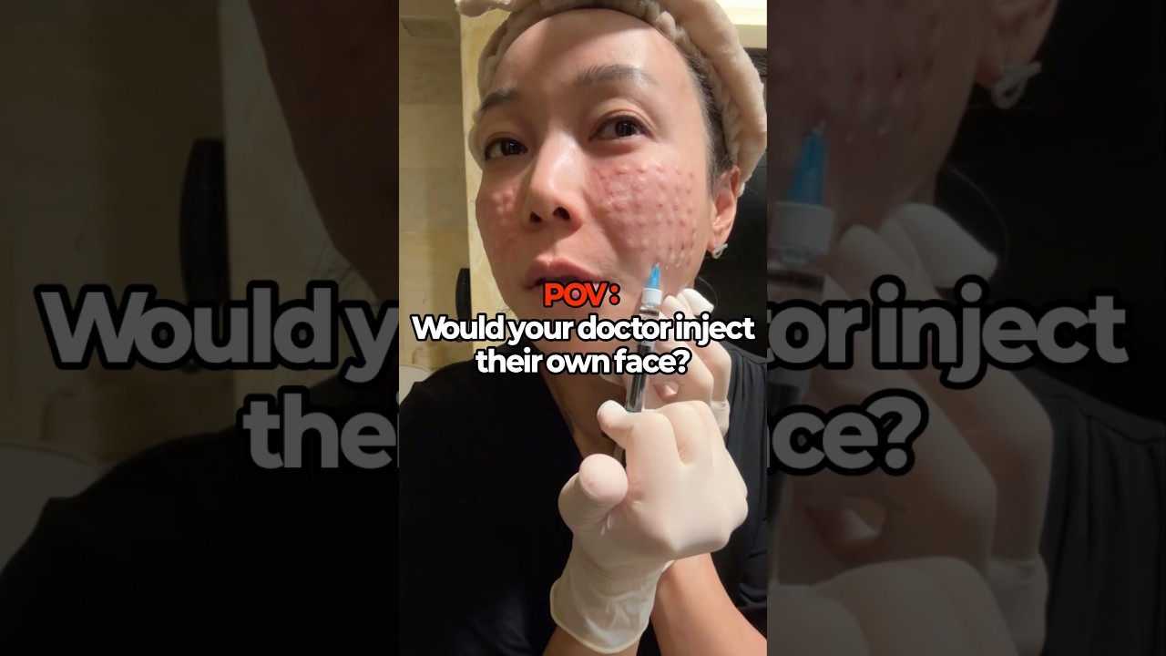 Korean Aesthetic Doctor Performs Self-Injection of Rejuran for Flawless Skin ✨
