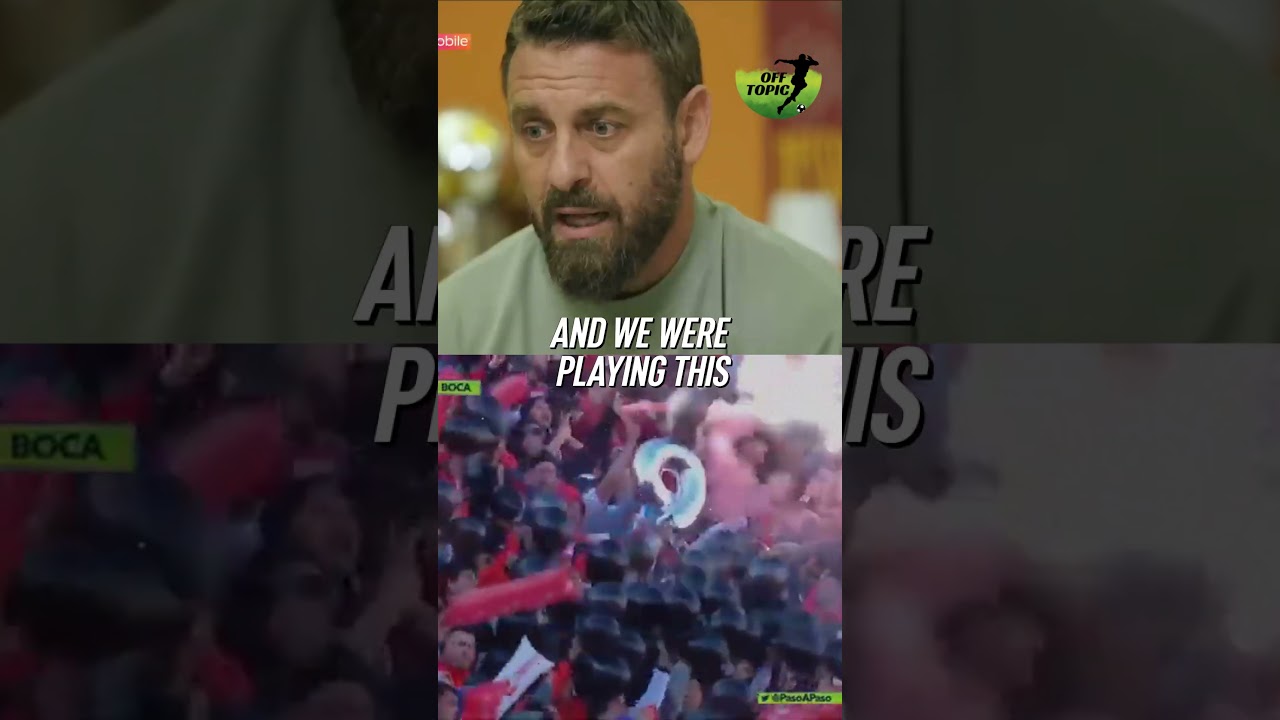 When De Rossi played River vs Boca, Superclasico 💥💥