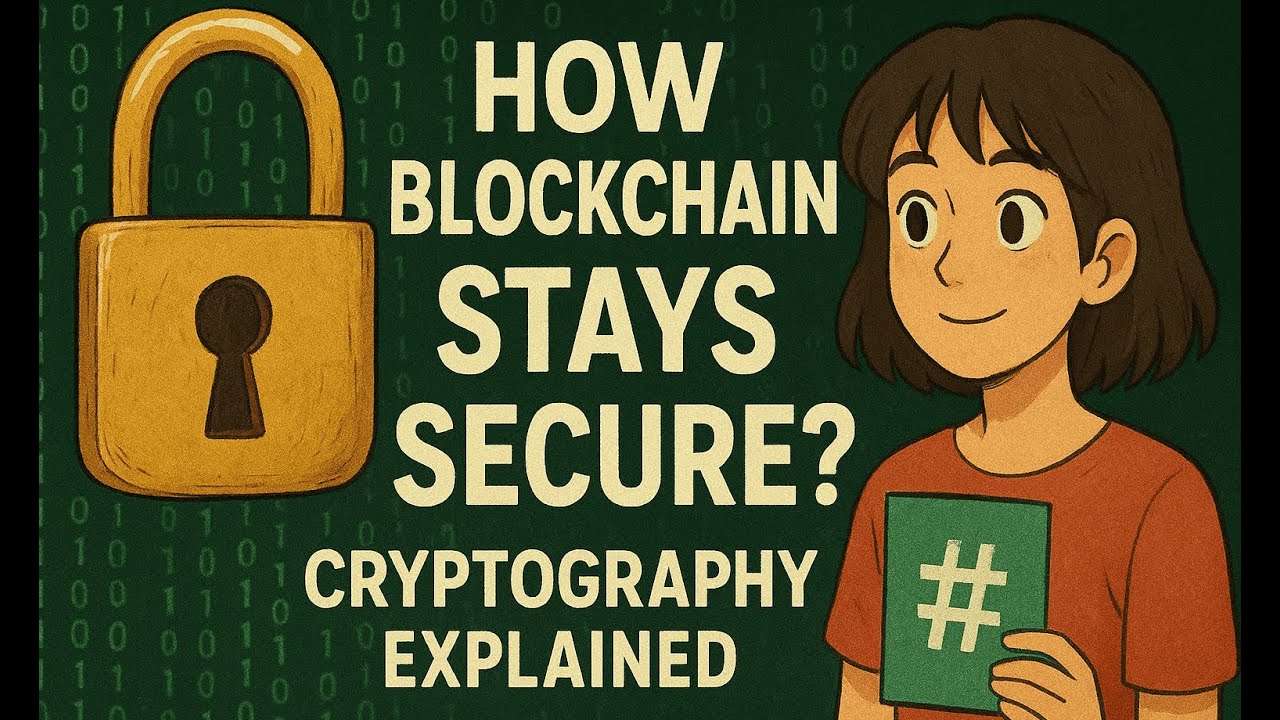 Cryptography in Blockchain 🔐 | How Secure Transactions Work | Hindi Explained