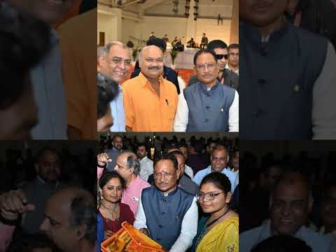 CM vishnu dev sai and IMNB news Agency Journalist