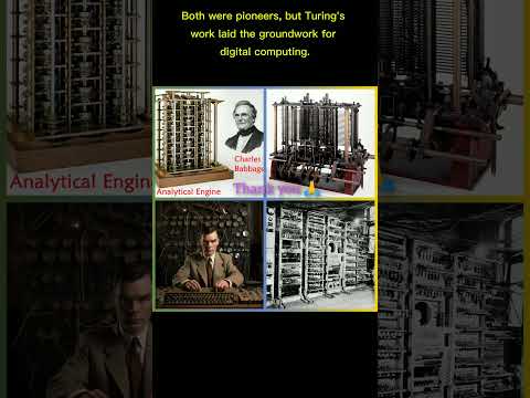 Who INVENTED the Computer? Charles Babbage vs. Alan Turing! #LearnByte #Invention#Technology#History