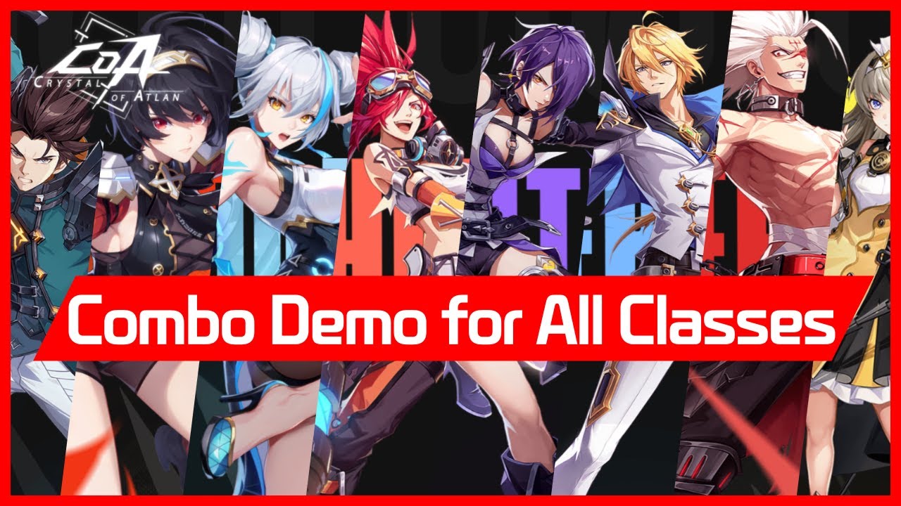 Crystal of Atlan Class Combo Showcase 🎮