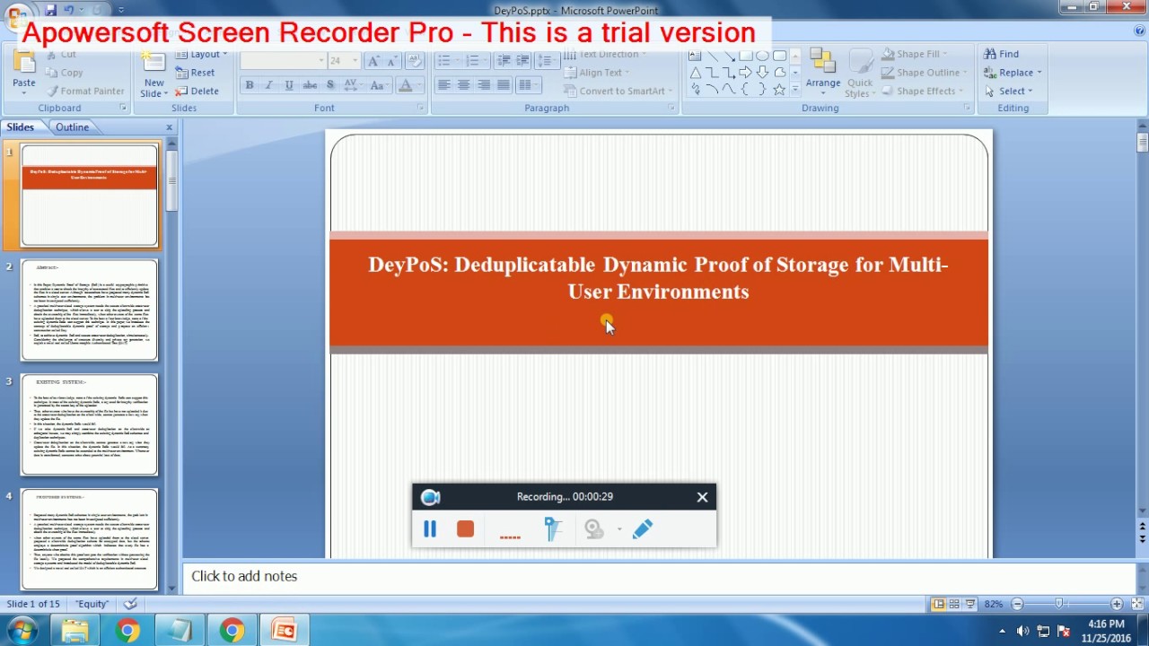 IEEE 2016-2017 Java Project: Multi-User Storage Proof